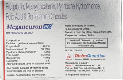 Meganeuron Pg Strip Of 10 Capsules