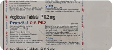 Prandial Md 0.2mg Strip Of 10 Tablets