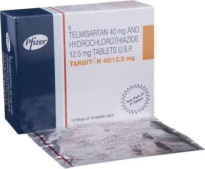 Targit H 40/12.5mg Strip Of 15 Tablets