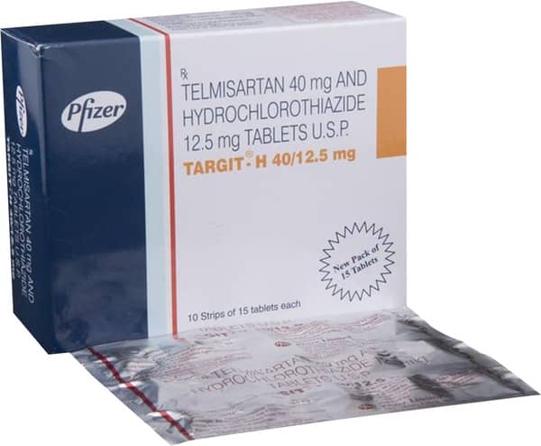 Targit H 40/12.5mg Strip Of 15 Tablets