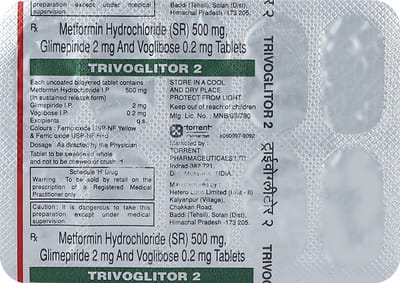 Trivoglitor 2mg Strip Of 10 Tablets