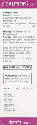 Calpsor Bottle Of 15ml Lotion