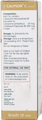 Calpsor C Bottle Of 20ml Lotion