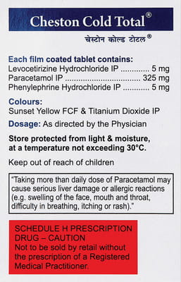 Cheston Cold Total Strip Of 10 Tablets