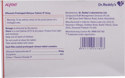 Alfoo 10mg Strip Of 30 Tablets