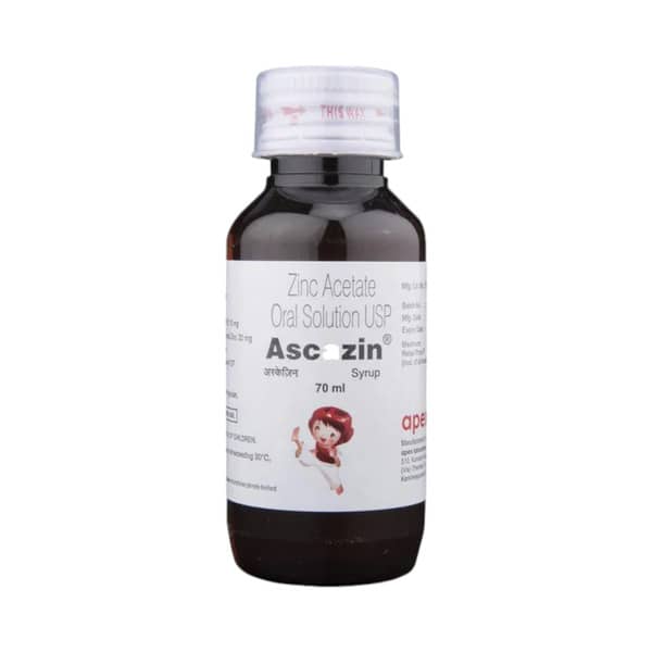 Ascazin Bottle Of 70ml Syrup