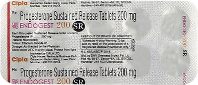 Endogest Sr 200mg Strip Of 10 Tablets