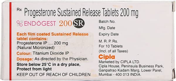 Endogest Sr 200mg Strip Of 10 Tablets