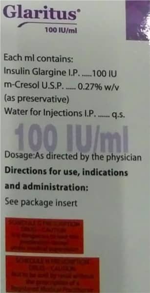 Glaritus 100iu Vial Of 10ml Injection