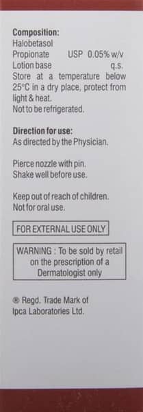 Halotop 0.05% Bottle Of 50ml Lotion