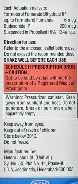 Quikhale Fb 200mcg Hfa 120md Box Of 7.2gm Meter Dose Inhaler
