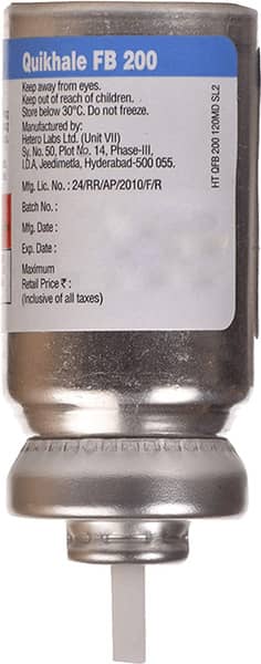 Quikhale Fb 200mcg Hfa 120md Box Of 7.2gm Meter Dose Inhaler