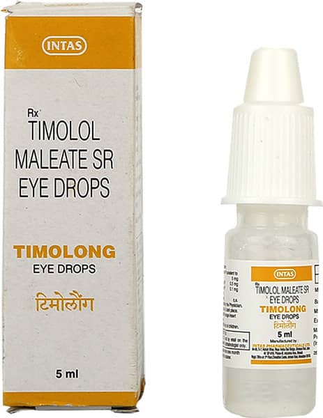 Timolong Bottle Of 5ml Eye Drops