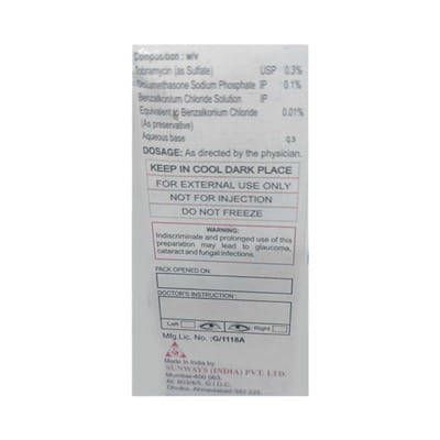 Nebracin Dm Bottle Of 10ml Eye Drops