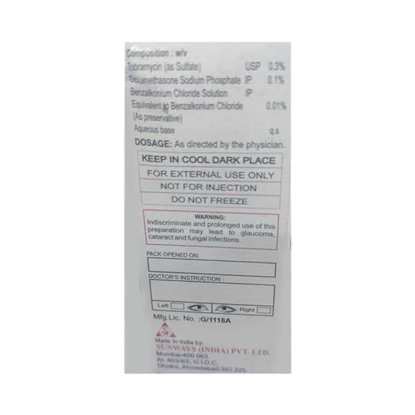 Nebracin Dm Bottle Of 10Ml Eye Drops
