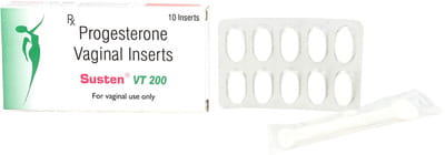 Susten Vt 200mg Strip Of 10 Vaginal Tablets