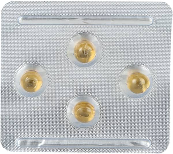 Solis D3 60000 Iu Strip Of 4 Softgel Capsules