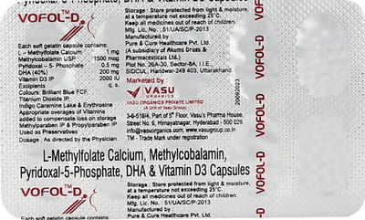 Vofol D Strip Of 10 Capsules