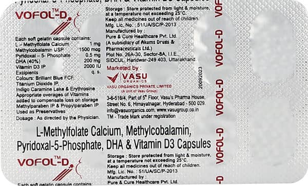 Vofol D Strip Of 10 Capsules