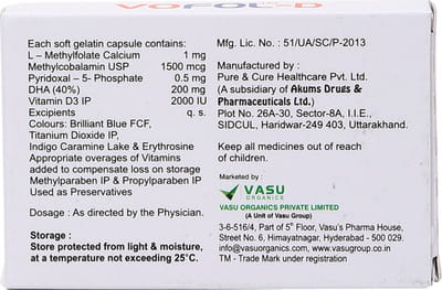 Vofol D Strip Of 10 Capsules