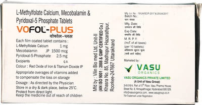Vofol Plus Strip Of 10 Tablets