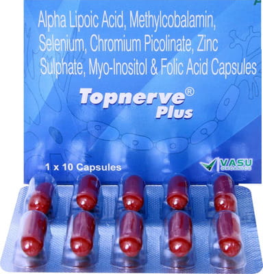 Topnerve Plus Strip Of 10 Capsules