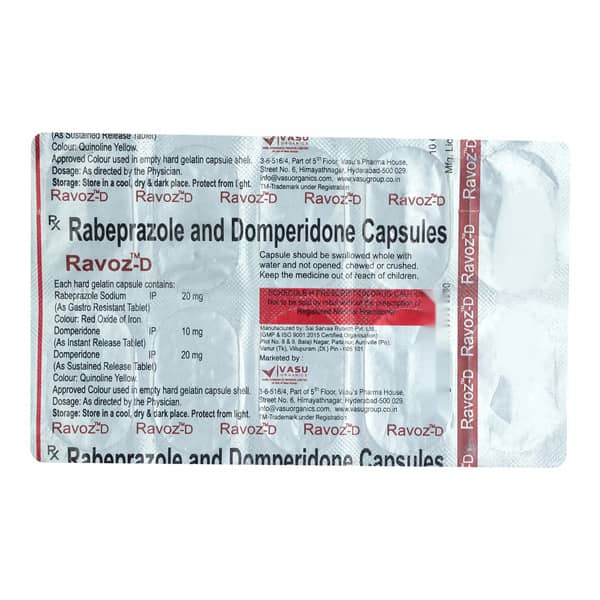 Ravoz D Strip Of 10 Capsules