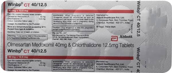 Winbp Ct 40/12.5Mg Strip Of 10 Tablets