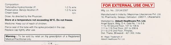 Tyza 1% Tube Of 15gm Cream