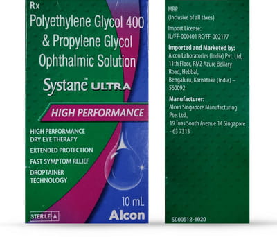 Systane Ultra Bottle Of 10ml Eye Drops