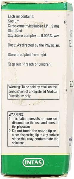 Eco Tears 0.5% Bottle Of 15ml Eye Drops