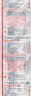 Telvas Ct 80mg Strip Of 10 Tablets