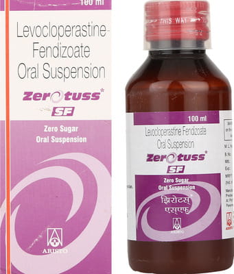 Zerotuss Sf Bottle Of 100ml Suspension