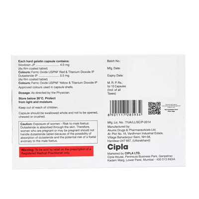 Silofast D 4mg Strip Of 10 Capsules