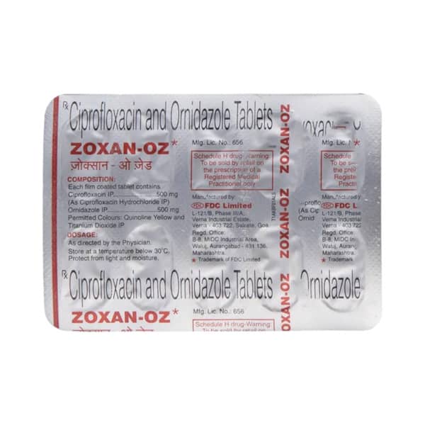 Zoxan Oz Strip Of 10 Tablets