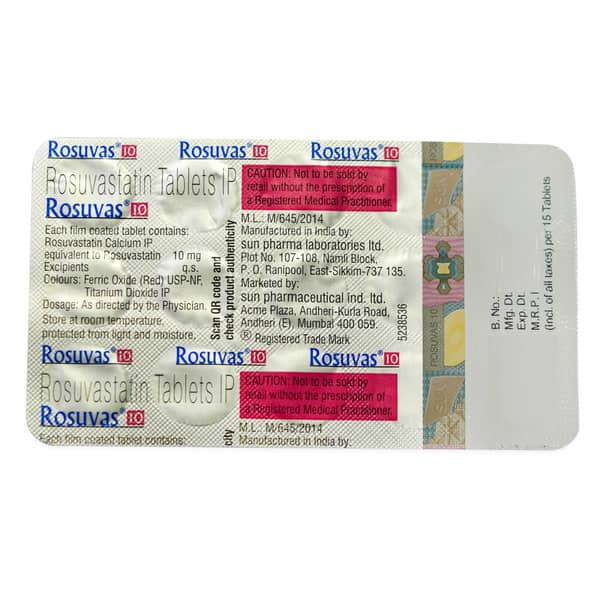 Rosuvas 10 Tablet