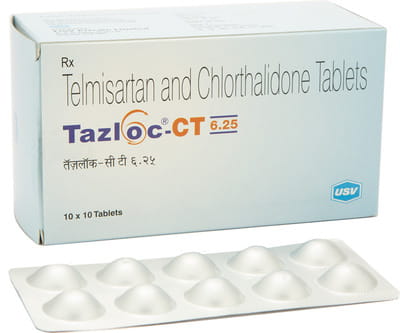 Tazloc Ct 40/6.25mg Strip Of 10 Tablets