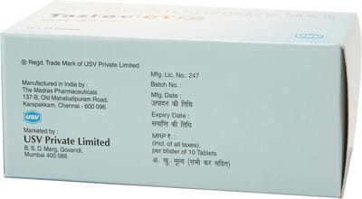 Tazloc Ct 40/6.25mg Strip Of 10 Tablets