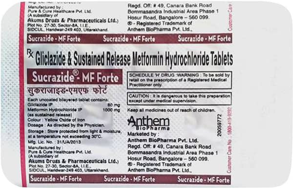 Sucrazide Mf Forte Strip Of 10 Tablets