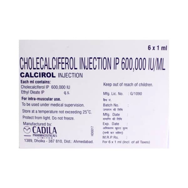 Calcirol Injection 6x1ml