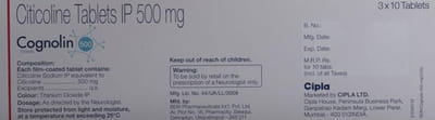Cognolin 500mg Strip Of 10 Tablets