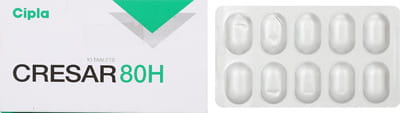 Cresar H 80mg Strip Of 10 Tablets