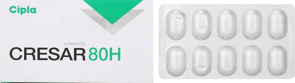 Cresar H 80mg Strip Of 10 Tablets