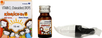 Kidrich D3 800iu Nano Bottle Of 15ml Oral Drops