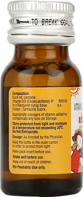 Kidrich D3 800iu Nano Bottle Of 15ml Oral Drops