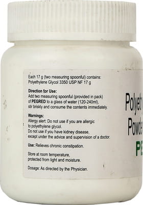 Pegred Jar Of 119gm Oral Powder