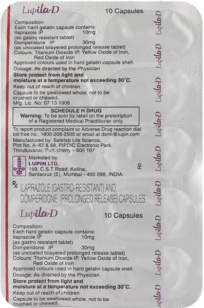 Lupila D Strip Of 10 Capsules