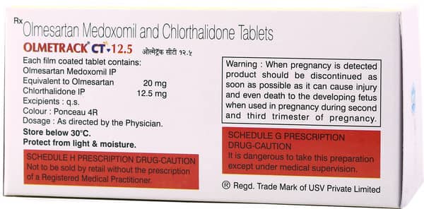 Olmetrack Ct 12.5mg Strip Of 10 Tablets