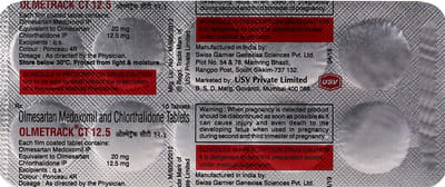 Olmetrack Ct 12.5mg Strip Of 10 Tablets