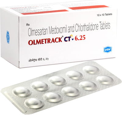 Olmetrack Ct 6.25mg Strip Of 10 Tablets